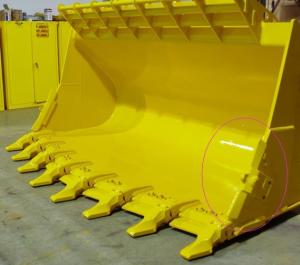 China Alloy Steel Loader Bucket Side Cutters For LETOURNEAU L1850 wholesale