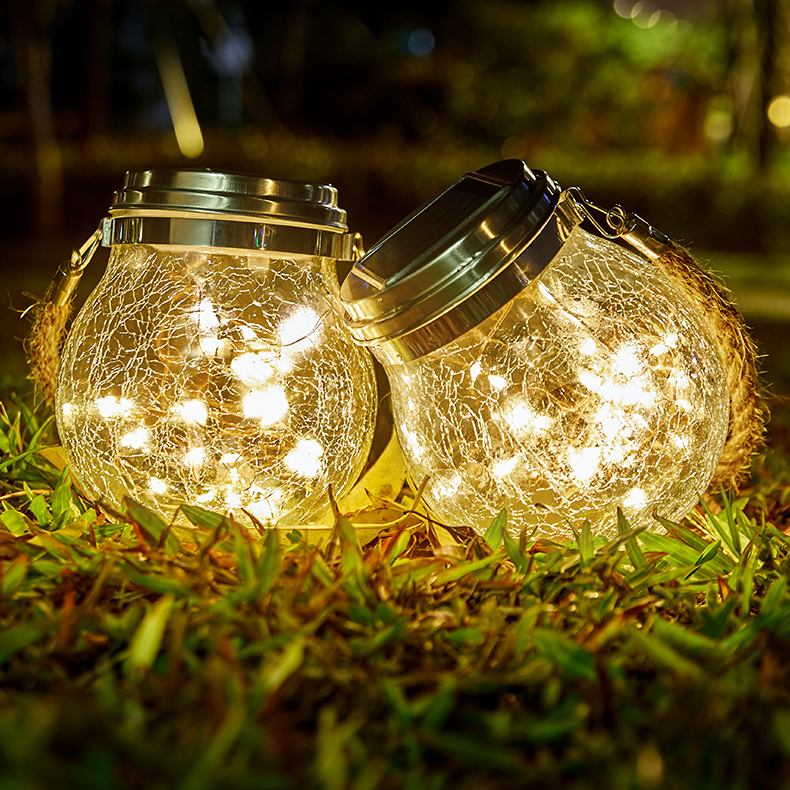 LED Ball Solar Light Outdoor Waterproof String Fairy Lamp For Garden Yard Decoration Christmas Balcony Party Starry Night Light