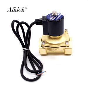 China Brass Underwater Solenoid Valve Waterproof IP68 230V AC ISO Certification wholesale