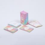Matte PVC Plastic Learning Game Cards 300g White Cards
