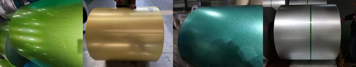 Hot Dip Prepainted Galvalume Steel Az120 0.50 Mm Chromated Surface