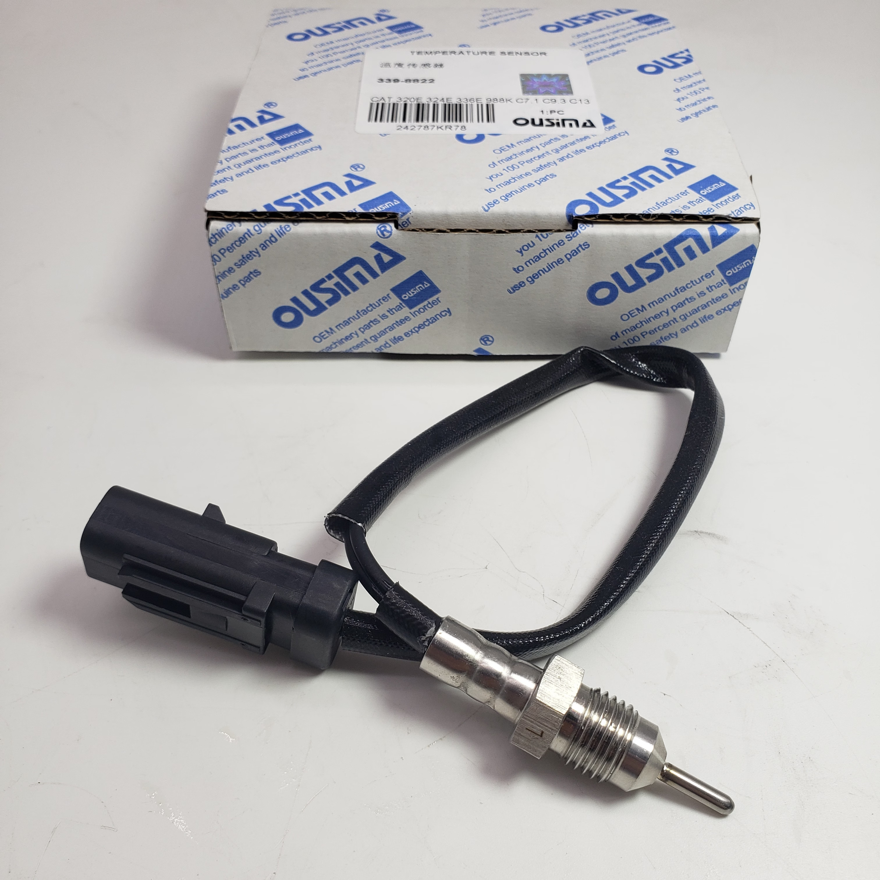 Temperature Sensor 339-8822 For CAT 312E 320E 324E 329E C9.3 C13