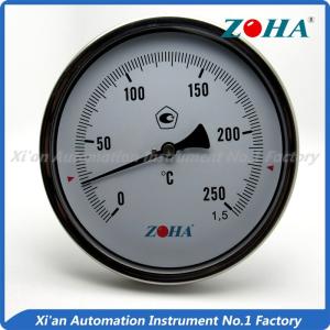 China - 60~600°C Bimetallic Stemmed Thermometer , High Temperature Gauge Thermometer wholesale