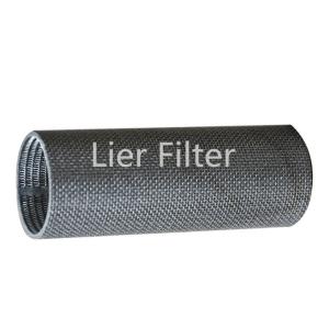 China Heat Resistant Five Layer Mesh Sintered Metal Filter Elements Dia 50mm-350mm on sale