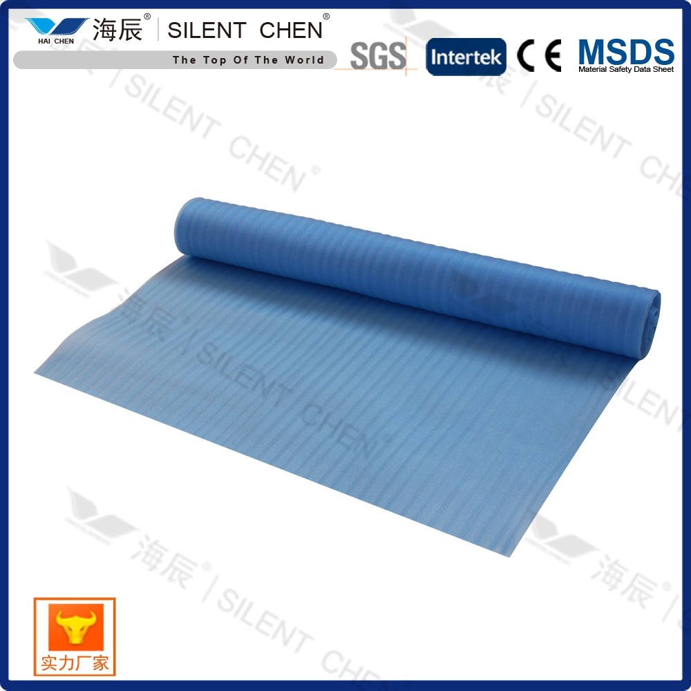 2mm EPE Blue Foam Hardwood Flooring Underlay 200 Sq Ft/Roll
