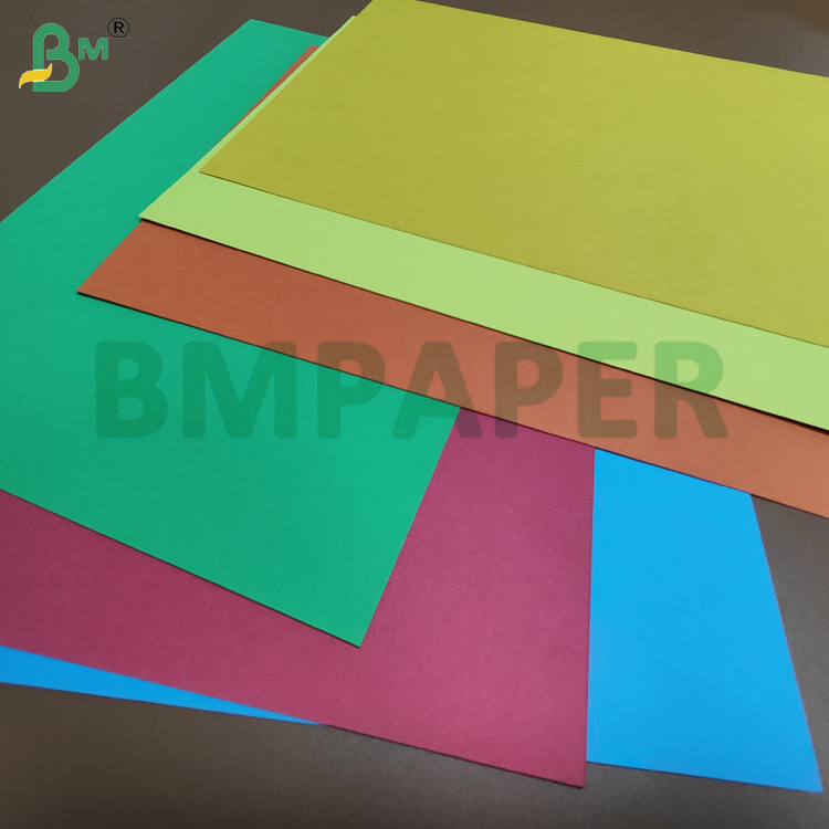 250gsm 300gsm Uncoated Coloured Bristol Paper Board For Greeting Card 61 x 86cm