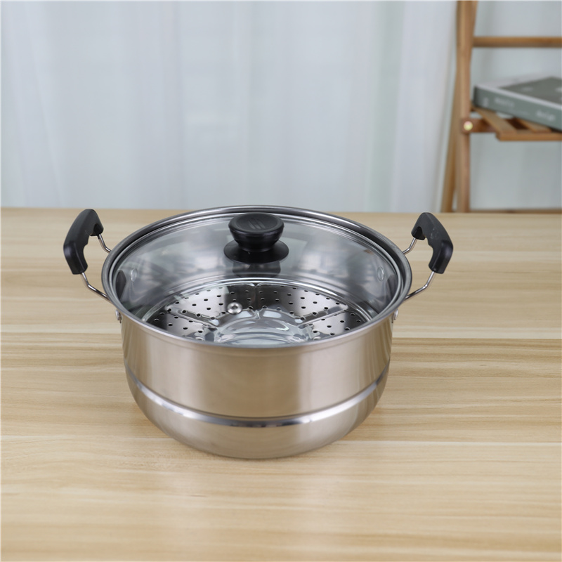 American style 5pcs cookware set kitchen nonstick cooking pot with glass lid