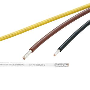 China FEP Insulated Wire UL3239 20KV,30KV tinned copper wire 200 C heater lighting white blue yellow wholesale