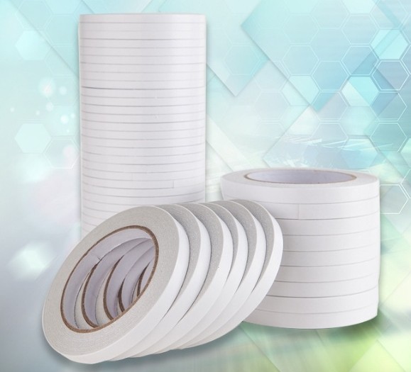 Customizable Adhesion Double Sided Cotton Paper Tape Roll For All Surface Bonding