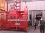 SS100 1000kg Small Material Hoist One Cage 800mm Mast Sections