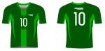 Jersey Top Soccer Teamwear Moisture Wicking 49cm Chest Short Sleeve