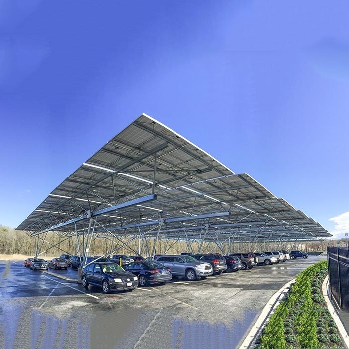 On / Off Grid BIPV Solar carport mounting system solar bracket solar structure mounting system