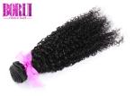 Cuticle Aligned Malaysian Human Hair 12A Grade Kinky Curly No Shedding No Tangle