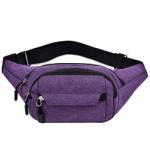 Rpet Water Resistant Waist Pack Eco Friendly Waist Pouch For Men Women Custom
