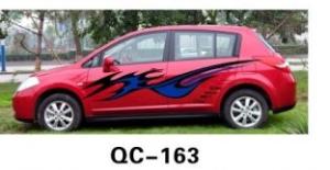 China Novelty Custom Car Body Sticker QC-163H / Car Decoration wholesale