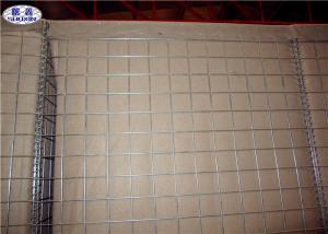 China Galfan Coated Sand Filled Barriers , Welded Military Hesco Barriers Gabion wholesale