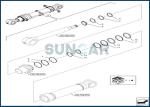 LZ014900 Bucket Cylinder Seals Rebulit Kit Fits CNH CX750DRTC