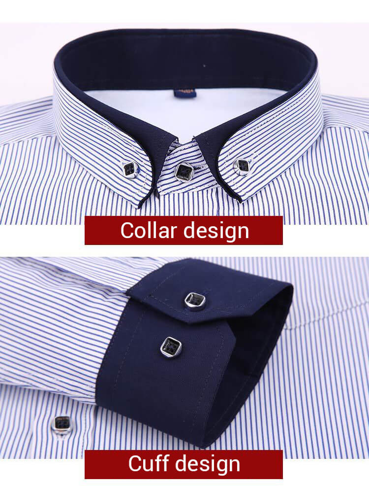 Personalization Custom Fit Dress Shirts Low Temperature Ironing Anti Shrink
