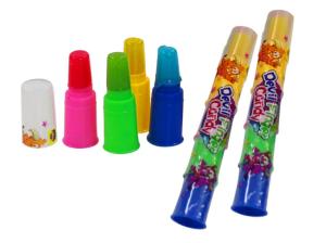 China Convenience Store Finger Fruit Lollipops , Colorful Strawberry Lollipop wholesale