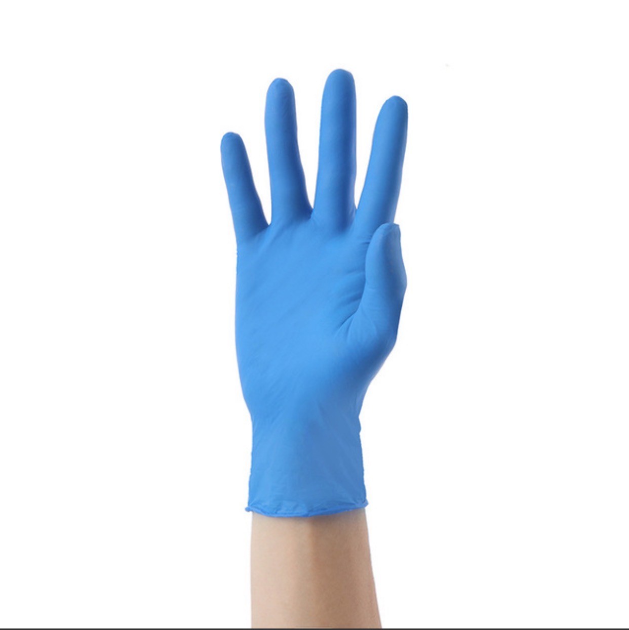 Powder Free Disposable Nitrile Gloves Blue Large Nitrile Hand Gloves For Lab Protection