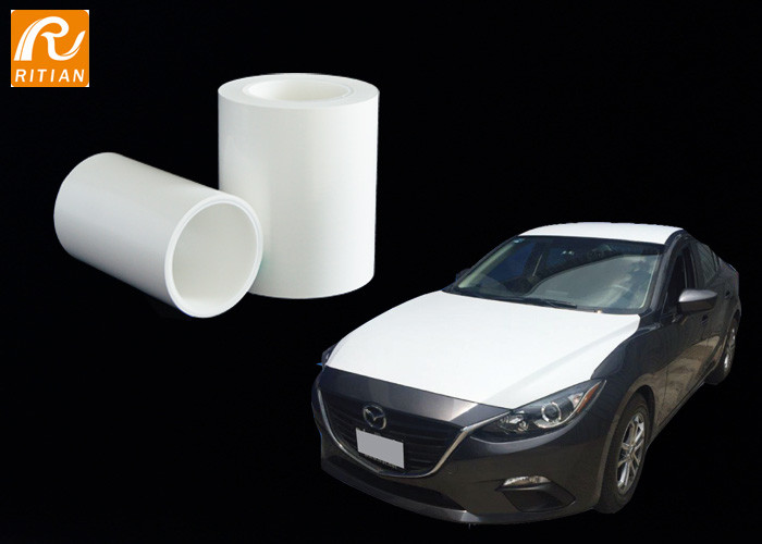 Milky White Color Car Body Protection Film PE Material Removable Heat Resistant