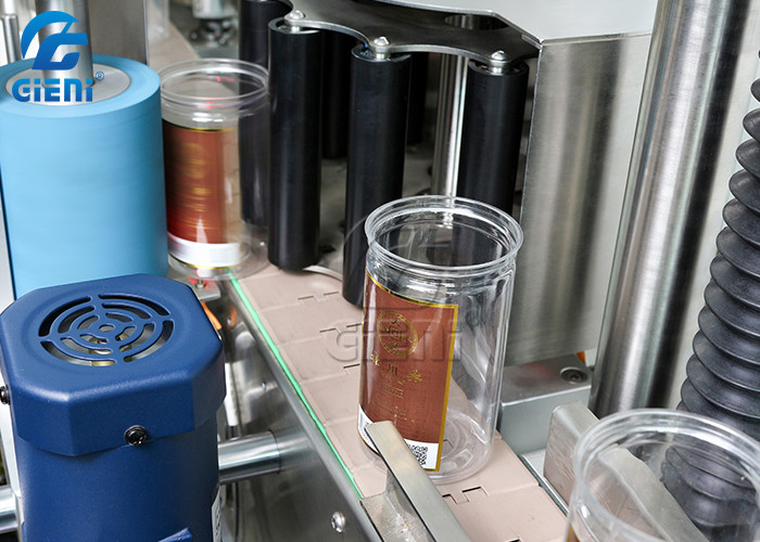 PLC Control Vertical Wrap Around Labeling Machine 0.5mm Accuracy