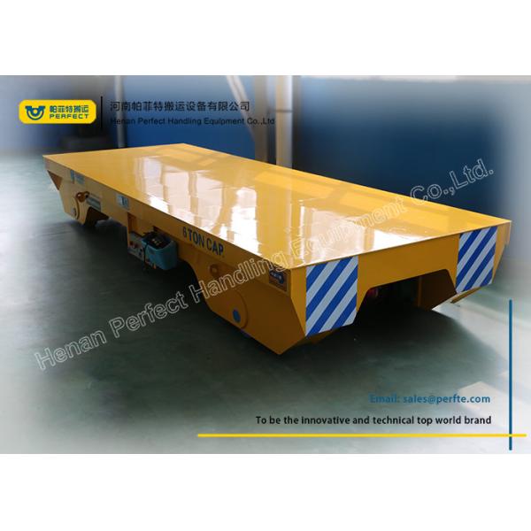 Quality Handling system for Manufacturing Industry Rail Transfer Cart , yellow for sale