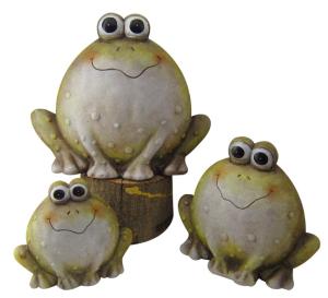 China Frogs Animal Garden Ornaments , Outdoor Animal Statues For Backyard wholesale