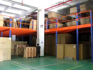 China Conveninet Storage Industrial Mezzanine Floors , 500kg - 1000kg Per Square meter wholesale