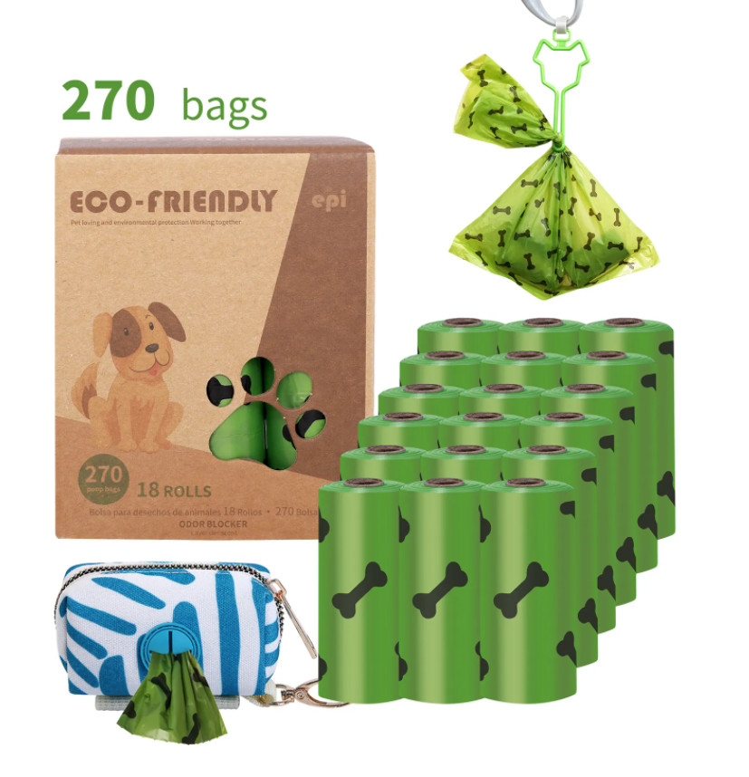 Eco Friendly Pet Waste Bag Disposal Biodegradable Compostable Dog Waste Bags