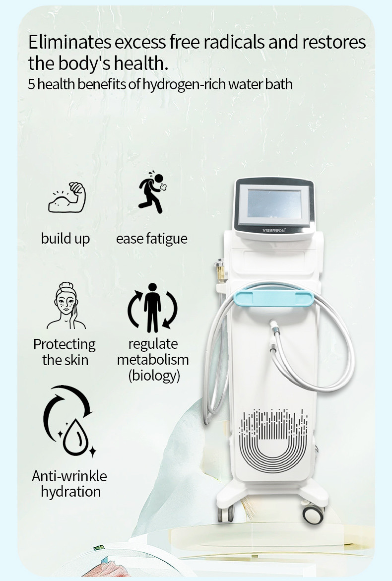 Health Care Hydrogen Bathing Generator 99.99% Hydrogen Concentration and PEM Technology