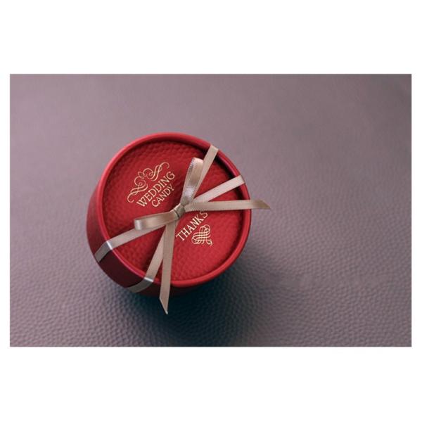 Custom Logo Recyclable Truffle Packaging Round Cardboard Chocolate Box Favors Gift For Wedding Souvenirs
