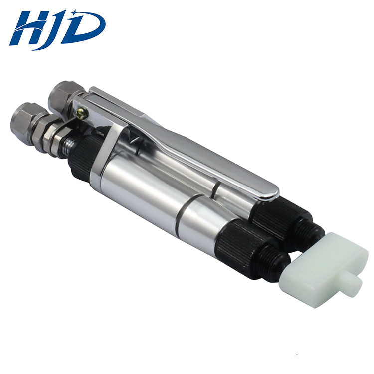 POM Aluminium Alloy Silicone Dispensing Valve 2 Parts Output Liquid Dispenser Valve