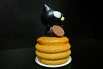 Lovely Yellow Small Plastic Toys , Cartoon Characters Toys OEM Acceptable