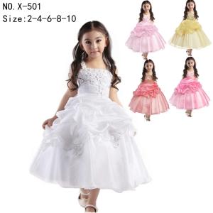 China girl's princess dress evening dress wear party dress ready goods ready to ship stock 89 wholesale