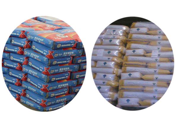 Plastic Composite Pasted Valve Bags Three Paper One Film Building Materials