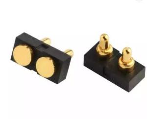 China Powerful Magnetic Waterproof Pogo Pins Usb Connector 2 Pin Gold Plated Solder wholesale