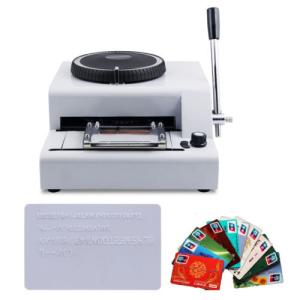 China bank cards low price number plate embossing machine for sale wholesale