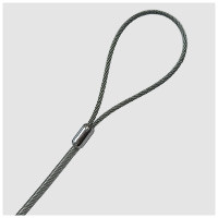 Adjustable Double Loop Aircraft Cable Gripper For Signage Systems