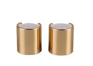 China Cosmetic Packaging Lotion Bottle Caps 20mm Silver Aluminum Pressed Caps wholesale