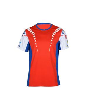 China Customised Plus Size Tennis Team Uniforms Shirt for Men in Comfortable Spandex Cotton wholesale