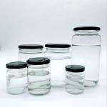Black Plastic Sealed Wide Mouth 30ml 60ml 90ml 120ml 180ml 250ml 500ml Round