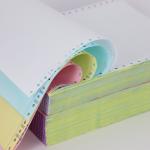 100% Wood Pulp Computer Printing Invoice 2 Ply Carbonless Paper In Sheet For