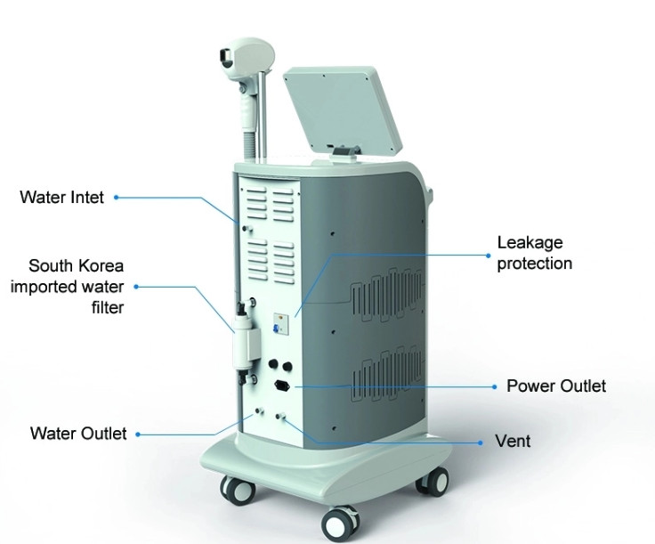 painless hair removal 808nm medical diode laser hair removal machine for sale