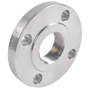 China Titanium Threaded Flange Gr5 ASTM B16.9 Dn50 Pn25 Petroleum chemical wholesale