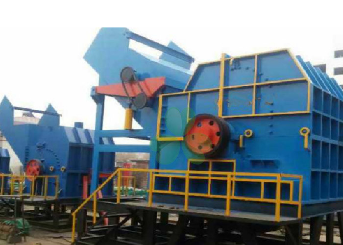 Large Size Hammer Crusher Machine , Scrap Metal Recycling Equipment Low Noise