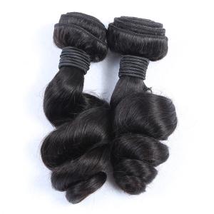 China Virgin brazilian unprocessed wholesale Loose wave popular hair weft natural black wholesale