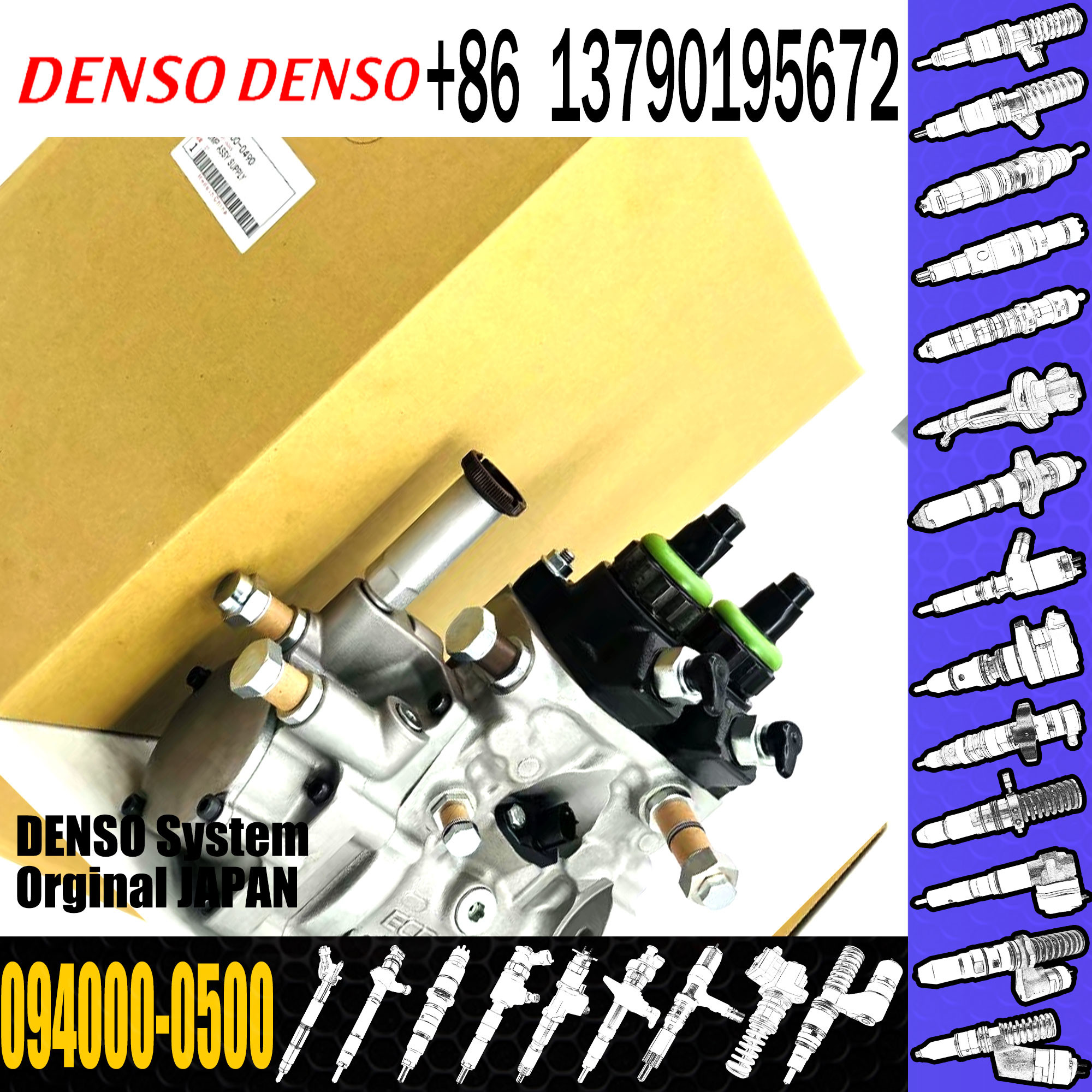 WEIYUAN Common Rail Diesel Injection 094000-0500 For 6081 RE521423 For DENSO HP0 Fuel Pump