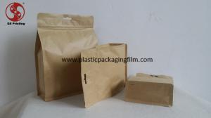 China Leakproof Food Packaging Zipper Storage Bags With Multiple Extrusion Laminated Material wholesale