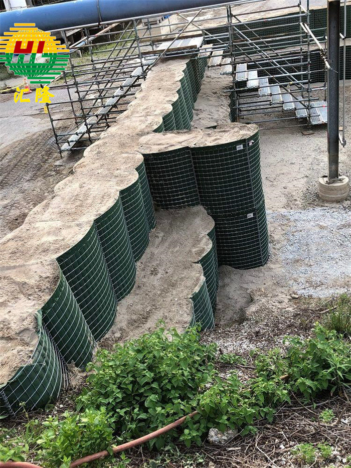 Mil 1 Mil 3 Hesco Barrier Retaining Wall Earth Filled